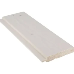Saunapaneeli Cent STS4 15x95x2400 mm kuusi valkoinen saunasuoja