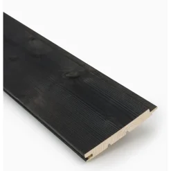 Saunapaneeli Jokiwood STS4 14x120x2400mm, kuusi, saunasuojattu, läpikuultava musta