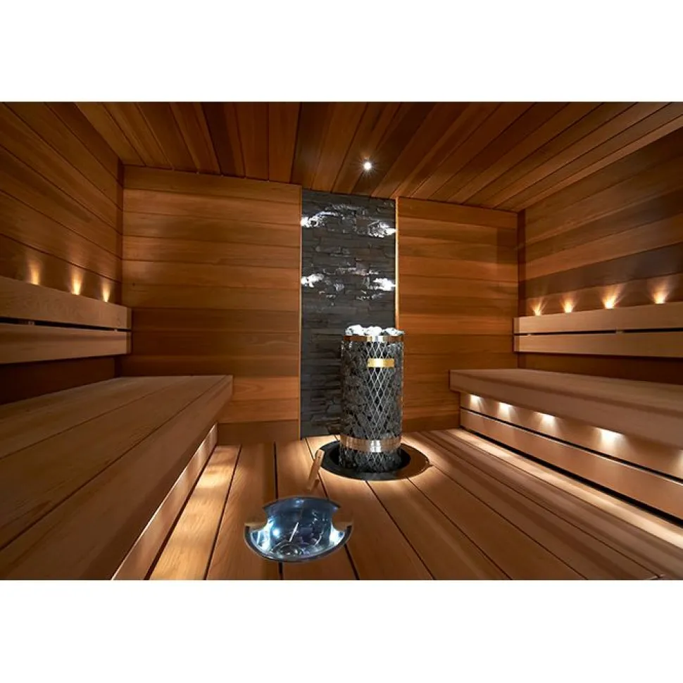 Saunapaneeli Sun Sauna STS 15x145x3000mm lämpökäsitelty magnolia