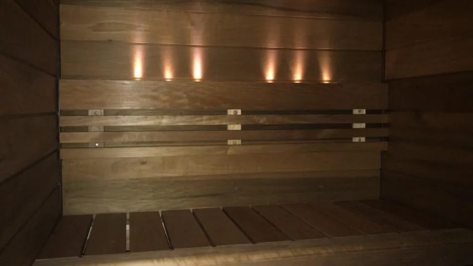 Saunapaneeli Sun Sauna STS 15x145x3000mm lämpökäsitelty magnolia