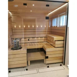 Saunapaneeli Sun Sauna 15x120x2100 mm STS4 tervaleppä