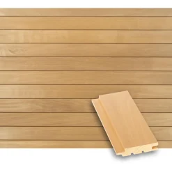 Saunapaneeli Tuuli Sauna STS4, 15x70x1500mm, haapa, lämpökäsitelty