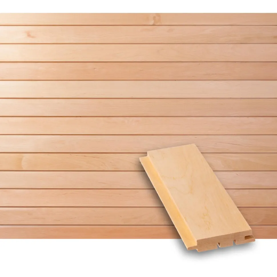 Saunapaneeli Tuuli Sauna STS4, 15x70x1800mm, tervaleppä, puuvalmis
