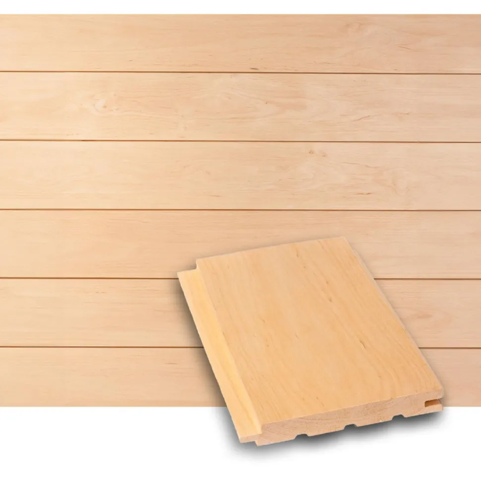 Saunapaneeli Tuuli Sauna STS4, 15x120x2500mm, tervaleppä, puuvalmis