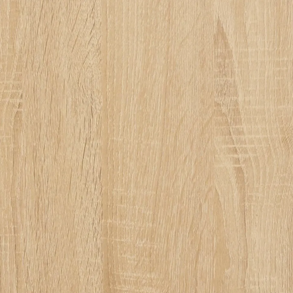 Seinähylly 3 kerrosta Sonoma-tammi 80x21x78,5 cm tekninen puu (35455)