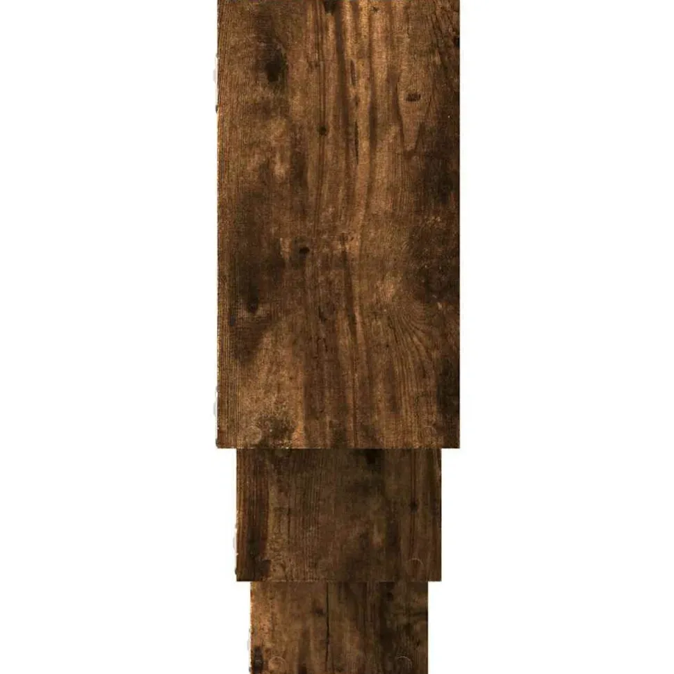 Seinähylly savutammi 159x18x66 cm tekninen puu (53303)