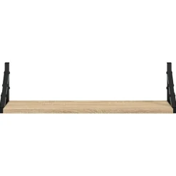 Seinähyllyt 2 kpl Sonoma-tammi 60x15x15,5 cm (36324)