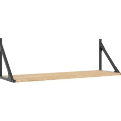 Seinähyllyt 2 kpl Sonoma-tammi 80x25x25,5 cm tekninen puu (36339)