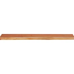 Seinähylly 100x30x2,5 cm suorakaide täysi akasiapuu elävä reuna (70240)
