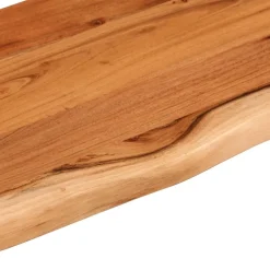 Seinähylly 100x30x2,5 cm suorakaide täysi akasiapuu elävä reuna (70240)