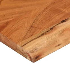 Seinähylly 100x30x2,5 cm suorakaide täysi akasiapuu elävä reuna (70240)