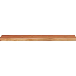 Seinähylly 110x30x3,8 cm suorakaide täysi akasiapuu elävä reuna (70289)