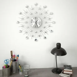 Seinäkello kvartsikoneisto moderni muotoilu 50 cm