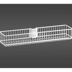 Seinäkori keskikoko Elfa Classic 435x104x70 mm valkoinen