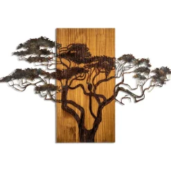 Seinäkoriste Linento Furniture Acacia Tree, monivärinen