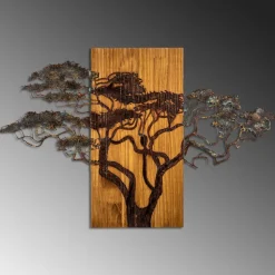 Seinäkoriste Linento Furniture Acacia Tree, monivärinen