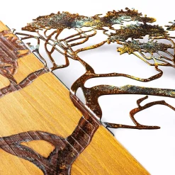 Seinäkoriste Linento Furniture Acacia Tree, monivärinen