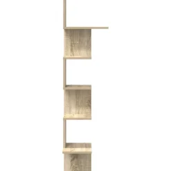 Seinäkulmahylly Sonoma-tammi 32x32x127,5 cm lastulevy (60519)