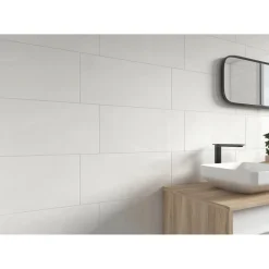 Seinälaatta Pukkila Pure Wall, kiiltävä, tasapintainen, 25x55cm