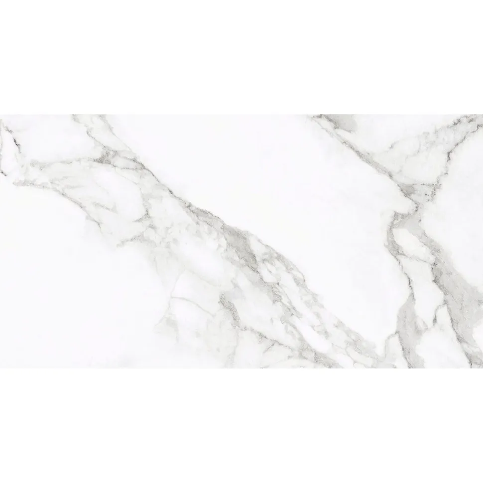 Seinälaatta GoldenTile Marmo Bianco 60x30 cm valkoinen