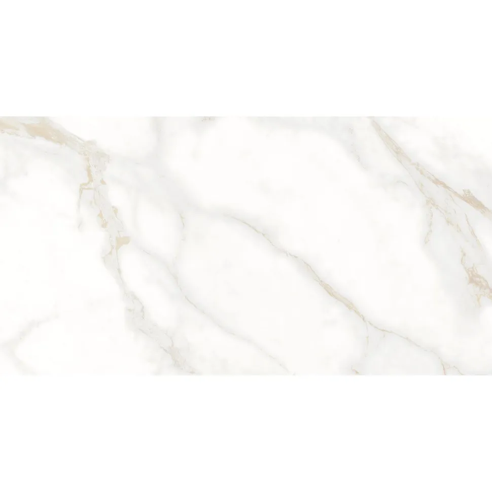 Seinälaatta GoldenTile Marmo Gold 30x60 cm valkoinen
