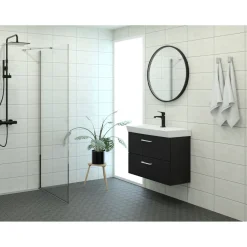 Seinälaatta Pukkila Deep Wall Grey himmeä sileä 200x400 mm