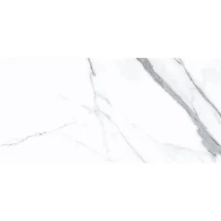 Seinälaatta Pukkila Luxury Statuario Valkoinen kiiltävä sileä 547x247 mm
