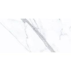 Seinälaatta Pukkila Luxury Statuario Valkoinen kiiltävä sileä 547x247 mm