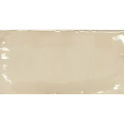 Seinälaatta Pukkila Manacor Beige Argile kiiltävä strukturoitu 7,5x15 cm