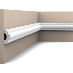 Seinälista Orac Decor PX120 19x40x2000 mm polystyreeni valkoinen