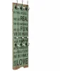 Seinänaulakko 6 koukulla happy love 120x40 cm