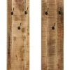 Seinänaulakko 2kpl kiinteä mangopuu 36x110x3cm