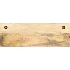 Seinänaulakko, 60x15x20cm karkea mangopuu