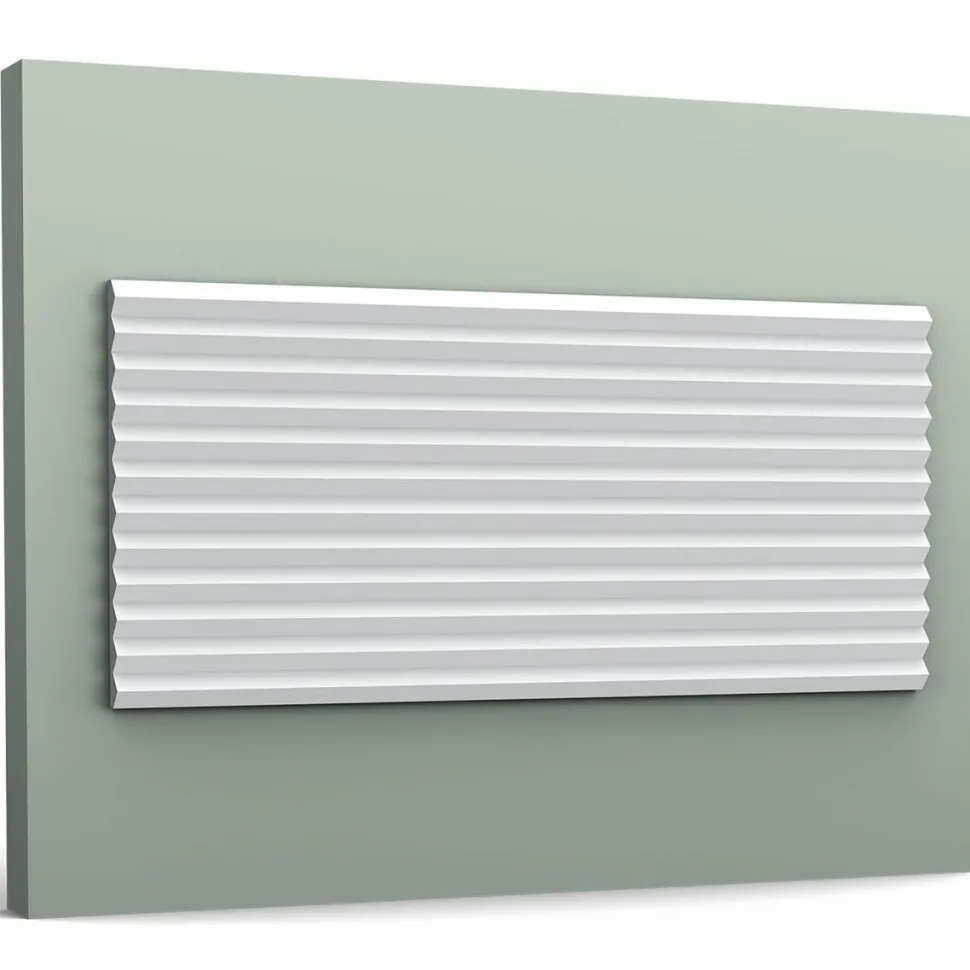 Seinäpaneeli Orac Decor W108 18x250x2000 mm polyuretaani valkoinen