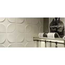Seinäpaneeli WallArt 3D Sweeps 500x500 mm 12 kpl/pkt