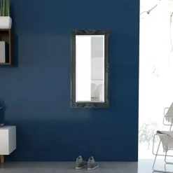 Seinäpeili barokkityylinen 100x50 cm musta