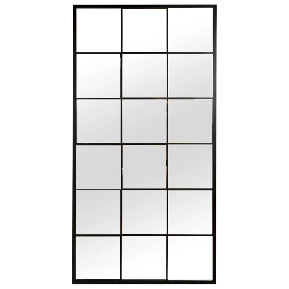 Seinäpeili Home4You Simone, 90x180cm, musta