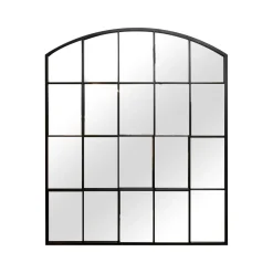 Seinäpeili Home4You Simone, 76x91cm, musta