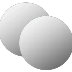 Seinäpeilit 2 kpl 60 cm pyöreä lasi