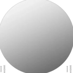 Seinäpeilit 2 kpl 60 cm pyöreä lasi