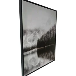 Seinätaulu Home4You WALLY 60x80 cm, luminen maisema, harmaa
