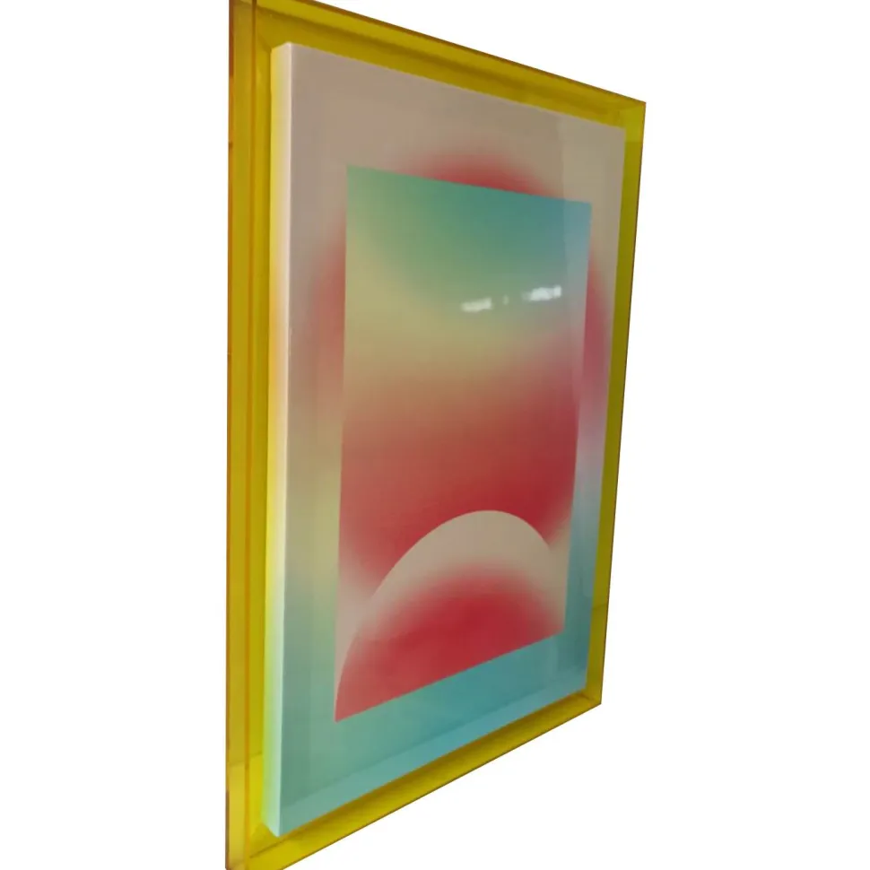 Seinätaulu Home4You WALLY 50x70 cm, abstrakti aamunkoitto, akryyli, monivärinen