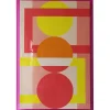 Seinätaulu Home4You WALLY 80x120 cm, abstrakti auringonlasku, akryyli, monivärinen