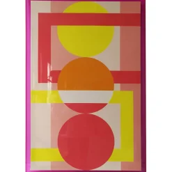 Seinätaulu Home4You WALLY 80x120 cm, abstrakti auringonlasku, akryyli, monivärinen