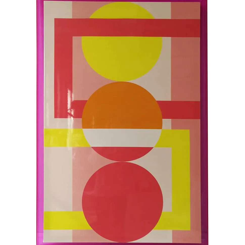 Seinätaulu Home4You WALLY 80x120 cm, abstrakti auringonlasku, akryyli, monivärinen