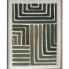 Seinätaulu Home4You WALLY 60x80 cm, vihreä labyrintti 2