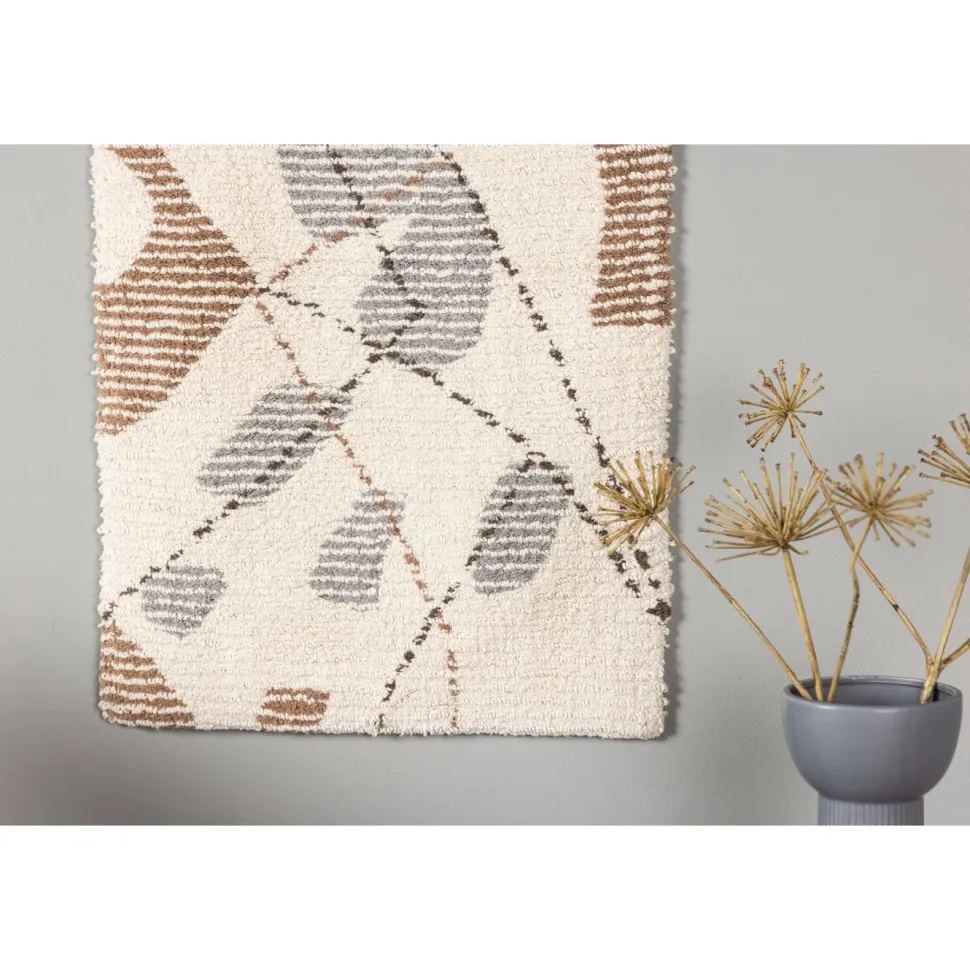 Seinävaate Venture Home Liam, 50x80cm, beige/harmaa