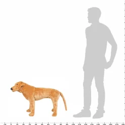 Seisova pehmolelu Labradorinnoutaja XXL vaaleanruskea
