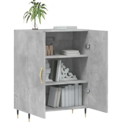 Senkki betoninharmaa 69,5x34x90 cm tekninen puu (27704)