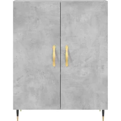 Senkki betoninharmaa 69,5x34x90 cm tekninen puu (27704)
